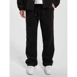stylische DEF Herren Jeans Kordelzug Taschen Schwarz