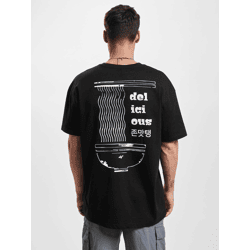 lässiges DEF Herren T-Shirt Oversize 240 g/m² mit Baumwolle Schwarz