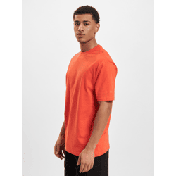 bequemes DEF Herren T-Shirt Oversize mit Baumwolle Rot