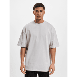 bequemes DEF Herren T-Shirt Oversize mit Baumwolle Grau