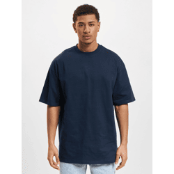 sportliches DEF Herren T-Shirt Oversize mit Baumwolle Blau