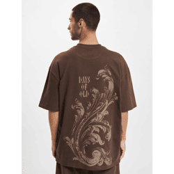 sportliches DEF Herren T-Shirt Oversize mit Baumwolle Braun