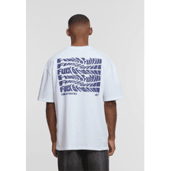 modernes DEF Herren T-Shirt Oversize mit Baumwolle Weiß