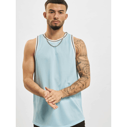 sportliches DEF Herren T-Shirt Mesh Hell-Blau