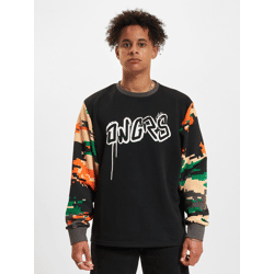 modernes Dangerous DNGRS Herren Sweatshirt 300 g/m² mit Baumwolle Schwarz