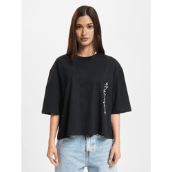 lässiges Dangerous DNGRS Damen T-Shirt 180 g/m² mit Baumwolle Schwarz