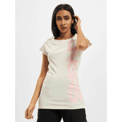 lässiges Dangerous DNGRS Damen T-Shirt mit Baumwolle Ecru-Weiß