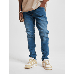 stylische Denim Project Herren Jeans Skinny Fit Stretch mit Baumwolle Blau