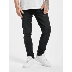 lässige Denim Project Herren Jeans Skinny Fit Stretch Reißverschluss mit Baumwolle Schwarz