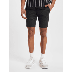 lässige Denim Project Herren Shorts Stretch Schwarz
