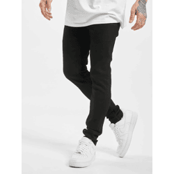 stylische Denim Project Herren Jeans Skinny Fit Stretch mit Baumwolle Schwarz