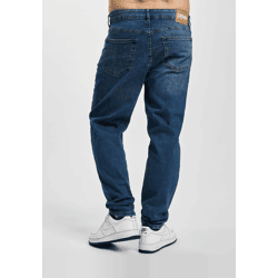 stylische Denim Project Herren Jeans Slim Fit Stretch Reißverschluss mit Baumwolle Blau