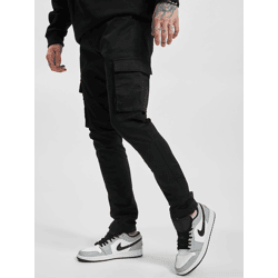 lässige Denim Project Herren Jeans Stretch mit Baumwolle Schwarz