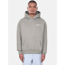 bequemer Dropsize Herren Hoodie mit Baumwolle Grau