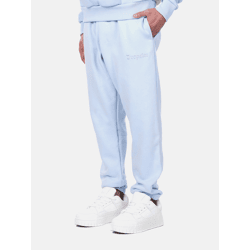 Stylish Dropsize Men's Jeans with Ribbed Cuffs, Oversized, Cotton, Light Blue
