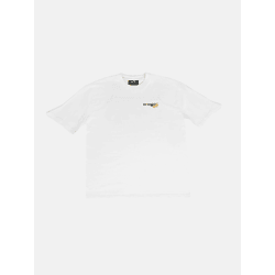 lässiges Dropsize Herren T-Shirt Rippbündchen Oversize 210 g/m² mit Baumwolle Ecru-Weiß