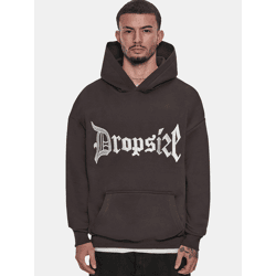 weicher Dropsize Herren Hoodie 360 g/m² mit Baumwolle Anthrazit