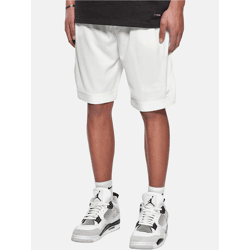 leichte Dropsize Herren Shorts Ecru-Weiß