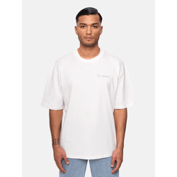 bequemes Dropsize Herren T-Shirt mit Baumwolle Weiß