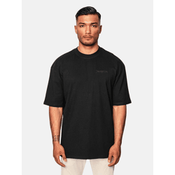 lässiges Dropsize Herren T-Shirt mit Baumwolle Schwarz