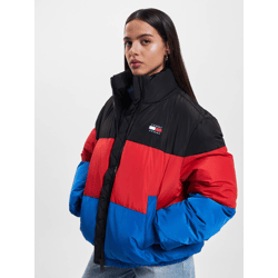 lässige Tommy Jeans Damen Jeans Reißverschluss Klettverschluss Schwarz