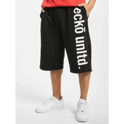leichte Ecko Unltd. Herren Shorts Kordelzug Taschen 360 g/m² mit Baumwolle Schwarz