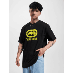 sportliches Ecko Unltd. Herren T-Shirt Oversize 180 g/m² mit Baumwolle Schwarz