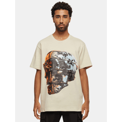 bequemes Forgotten Faces Herren T-Shirt Oversize mit Baumwolle Beige