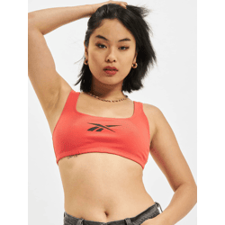 modernes Reebok Damen T-Shirt Stretch mit Baumwolle Bordeaux-Rot