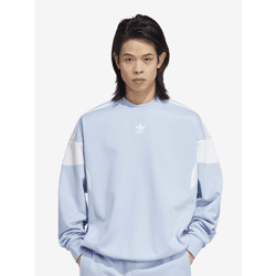 bequemes adidas Herren Sweatshirt Fleece Pastell-Blau