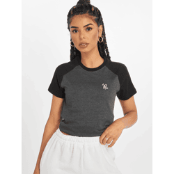 modernes Just Rhyse Damen T-Shirt Grau