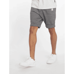 bequeme Just Rhyse Herren Shorts Reißverschluss Taschen 300 g/m² mit Baumwolle Grau