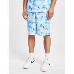 sommerliche Just Rhyse Herren Shorts Kordelzug Taschen Blau