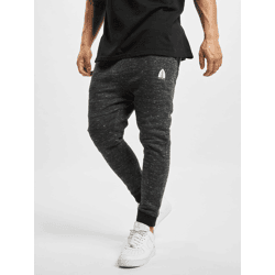 bequeme Just Rhyse Herren Hose Taschen Rippbündchen mit Baumwolle Schwarz