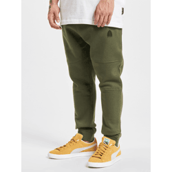 bequeme Just Rhyse Herren Hose Taschen Rippbündchen 360 g/m² mit Baumwolle Khaki