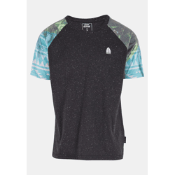 lässiges Just Rhyse Herren T-Shirt mit Baumwolle Schwarz/Bunt
