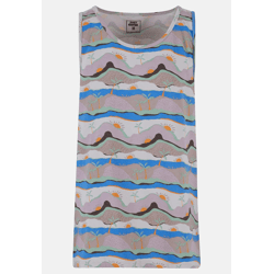 sportliches Just Rhyse Herren T-Shirt Oversize mit Baumwolle Beige