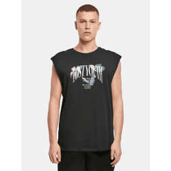 lässiges Lost Youth Herren T-Shirt Oversize 180 g/m² mit Baumwolle Schwarz