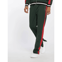 Modern Sixth June Men's Jeans with Drawstring and Zipper, Green