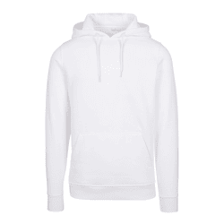 lässiger Merchcode Herren Hoodie 250 g/m² mit Baumwolle Weiß
