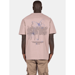 lässiges MJ Gonzales Herren T-Shirt Oversize 240 g/m² mit Baumwolle Alt-Rosa