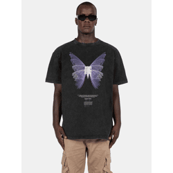 bequemes MJ Gonzales Herren T-Shirt Oversize 240 g/m² mit Baumwolle Schwarz