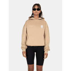 weicher MJ Gonzales Damen Hoodie Oversize 460 g/m² mit Baumwolle Beige