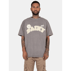 sportliches MJ Gonzales Herren T-Shirt Oversize 240 g/m² mit Baumwolle Grau