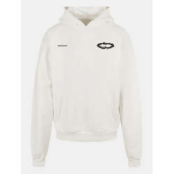 lässiger MJ Gonzales Herren Hoodie Oversize 460 g/m² mit Baumwolle Weiß