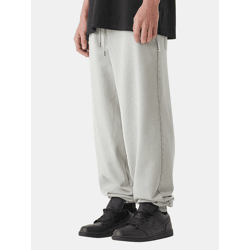 bequeme MJ Gonzales Herren Jeans Kordelzug Taschen 460 g/m² mit Baumwolle Grau