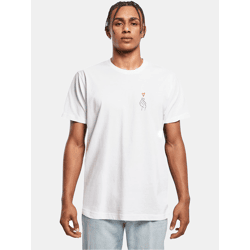 lässiges POD Herren T-Shirt Oversize 200 g/m² mit Baumwolle Weiß