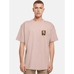 bequemes Merchcode Herren T-Shirt Oversize 240 g/m² mit Baumwolle Alt-Rosa
