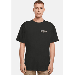 modernes Merchcode Herren T-Shirt Oversize 240 g/m² mit Baumwolle Schwarz