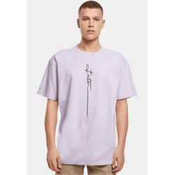 lässiges Merchcode Herren T-Shirt Oversize 240 g/m² mit Baumwolle Violett